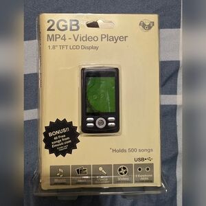 2GB MP4 Video Player - Black